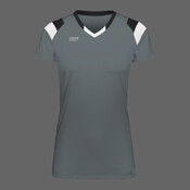 Girls TruHit Tri-Color Short Sleeve Jersey