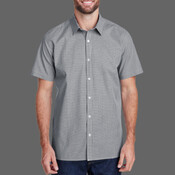 Men's Microcheck Gingham Cotton Shirt