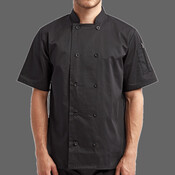 Unisex Short Sleeve Recycled Chef Coat