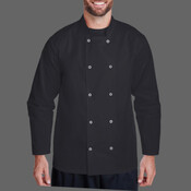 Unisex Ten Studded Front Chef Coat