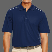 Men's Radiant Performance Piqué Polo with Reflective Piping