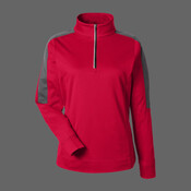 Women's Market Snag Protect Mesh Colorblock Quarter-Zip Pullover