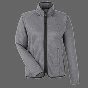 Women's Venture Heathered Stripe Full-Zip Jacket
