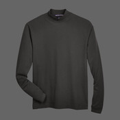 Unisex Sueded Jersey Mock Neck T-Shirt