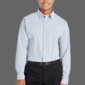 Men's CrownLux Performance® Micro Windowpane Woven Dress Shirt