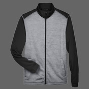 Men's Newbury Colorblock Mélange Fleece Full-Zip jacket