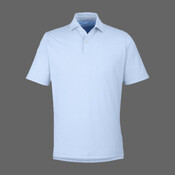 Men's USA Made Mini Stripe Tech Polo
