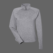 Women's Fairway Marbled Jersey Quarter-Zip Pullover