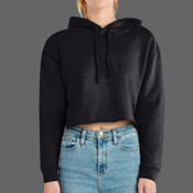 Women's Cropped Fleece Hooded Sweatshirt