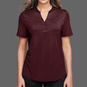 Women's JAQ Snap-Up Stretch Performance Polo