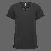 Women's Invincible V-Neck Stretch Scrub Top