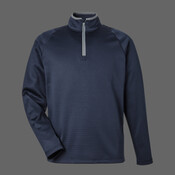 Men's Waffle Fleece Quarter-Zip Pullover