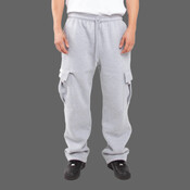 Unisex Fleece Cargo Pocket Sweatpants