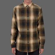 Unisex Plaid Flannel Overshirt