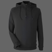 Unisex Vandyke Quarter-Zip Hooded Pullover