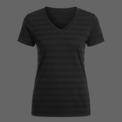 Women's Invisible Stripe V-Neck T-Shirt