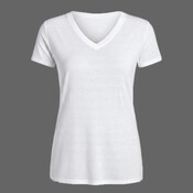 Women's Invisible Stripe V-Neck T-Shirt