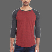 Unisex Triblend Three-Quarter Sleeve Raglan T-Shirt