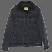 Unisex Sherpa-Lined Denim Jacket
