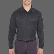 Men's Cool & Dry Long Sleeve Mesh Piqué Polo