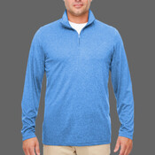 Men's Cool & Dry Heathered Performance Quarter-Zip Pullover