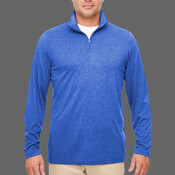 Men's Cool & Dry Heathered Performance Quarter-Zip Pullover