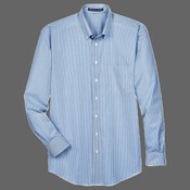 Men's Crown Collection® Banker Stripe Woven Dress Shirt
