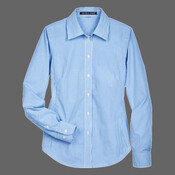 Women's Crown Collection® Banker Stripe Woven Dress Shirt