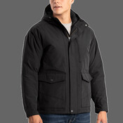 Men's Highland Quilt-Lined Micro-Duck Hooded Jacket