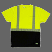 Men's Hi-Vis Class 2 Color Blocked Pocket T-Shirt