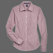 Women's Crown Collection® Gingham Check Woven Dress Shirt