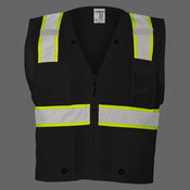 Unisex EV Series® Enhanced Visibility Multi-Pocket Mesh Vest