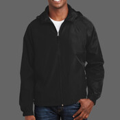 Hooded Raglan Jacket