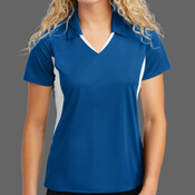 Women's Side Blocked Micropique Sport Wick ® Polo
