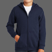 Youth Heavy Blend Full Zip Hooded Sweatshirt