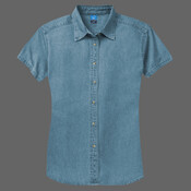 Women's Short Sleeve Value Denim Shirt