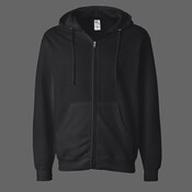 Unisex Midweight Full-Zip Hooded Sweatshirt