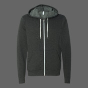Unisex Sponge Fleece Full-Zip Hoodie Sweatshirt