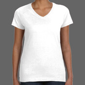 Women's Fine Jersey V-Neck Tee