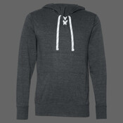 Unisex Jersey Sport Lace Hooded Pullover