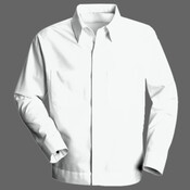 Men's Button-Front Shirt Jacket