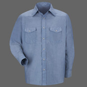 Men's Deluxe Western Style Long Sleeve Shirt