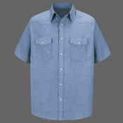 Men's Deluxe Western Style Short Sleeve Shirt