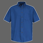 Men's Poplin Short Sleeve Dress Shirt