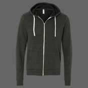 Unisex Triblend Sponge Fleece Full-Zip Hoodie Sweatshirt