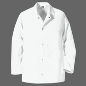 Gripper Front Short Butcher Coat