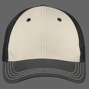 Tri Tone Mesh Back Cap