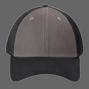 Snapback Contrast Front Mesh Cap