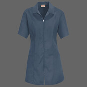 Women's Zip Front Smock
