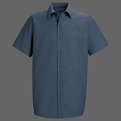 Men's Specialized Short Sleeve Pocketless Work Shirt